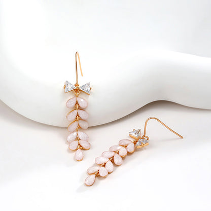 Long Tassel Bow Earrings