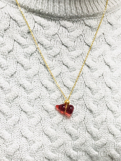 New Ins Flo Collarbone Titanium Steel Necklace