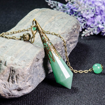 Green Aventurine Balance Energy Pendulum