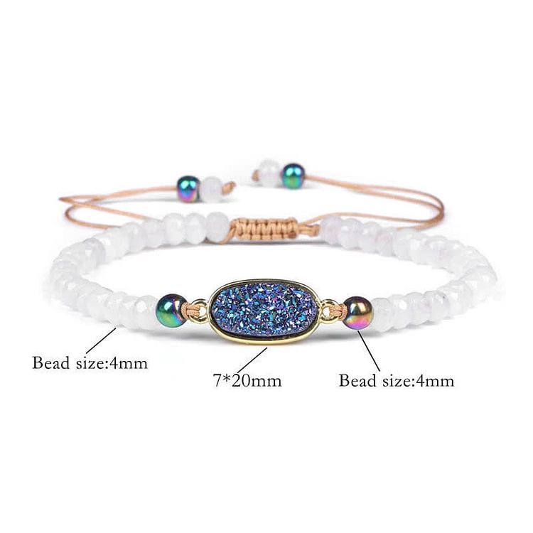 Faceted Natural Crystal Bracelet