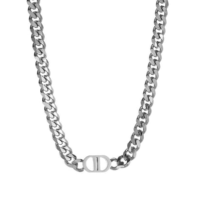 Niche Trend Hip Hop Men's Hundred Titanium Steel Necklace