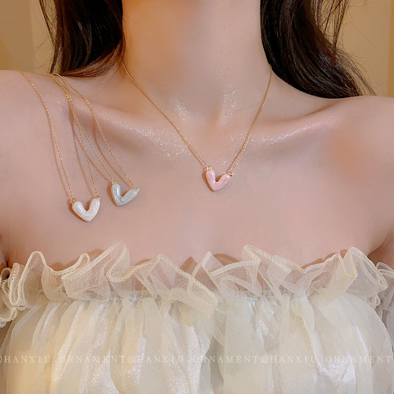 Sweet Maiden Geometric Letter Necklace