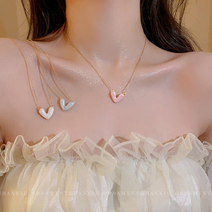 Sweet Maiden Geometric Letter Necklace