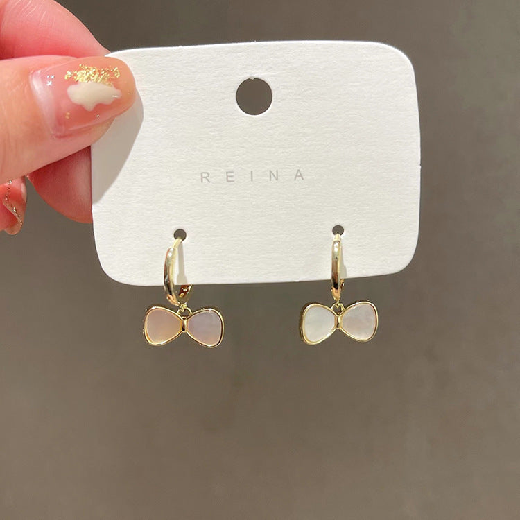 Sweet Fashion Simple Bow Earrings