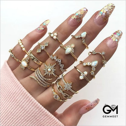 Bohemian Vintage Opal Ring