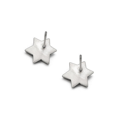 Triangle Eye Of God Sterling Silver Earrings