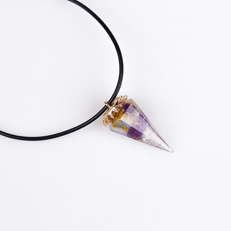Natural Crystal Healing Necklace