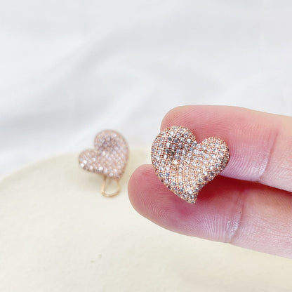 Irregular Heart-Shaped Earrings