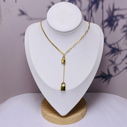 Light Luxury Niche Fashion Street Patting Trend Titanium Steel Necklace
