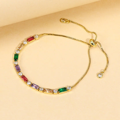 Iridescent Sparkle Colorful Zirconia Jewelry