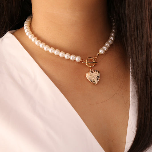 Fashion Love Pearl Vintage Necklace