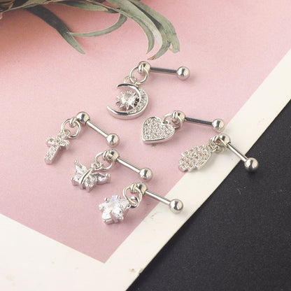 Stylish Titanium Steel Stud Earrings