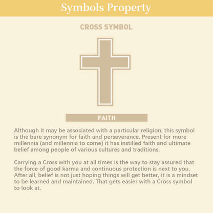 Angel Cross Symbol Bracelet