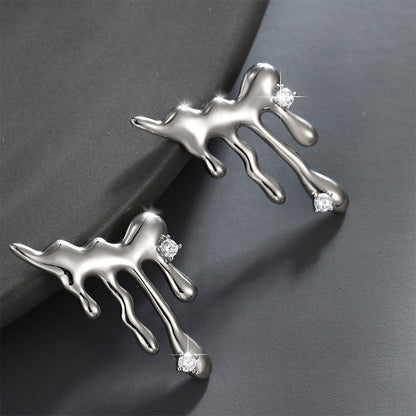 Lava Studs Statement Earrings