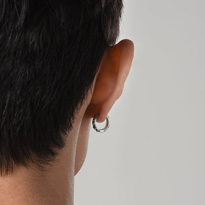 Sterling Silver Vintage Multi-Pattern Earrings