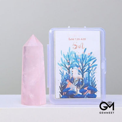 Crystal Wands Pillar Twelve Constellation Set Ornament