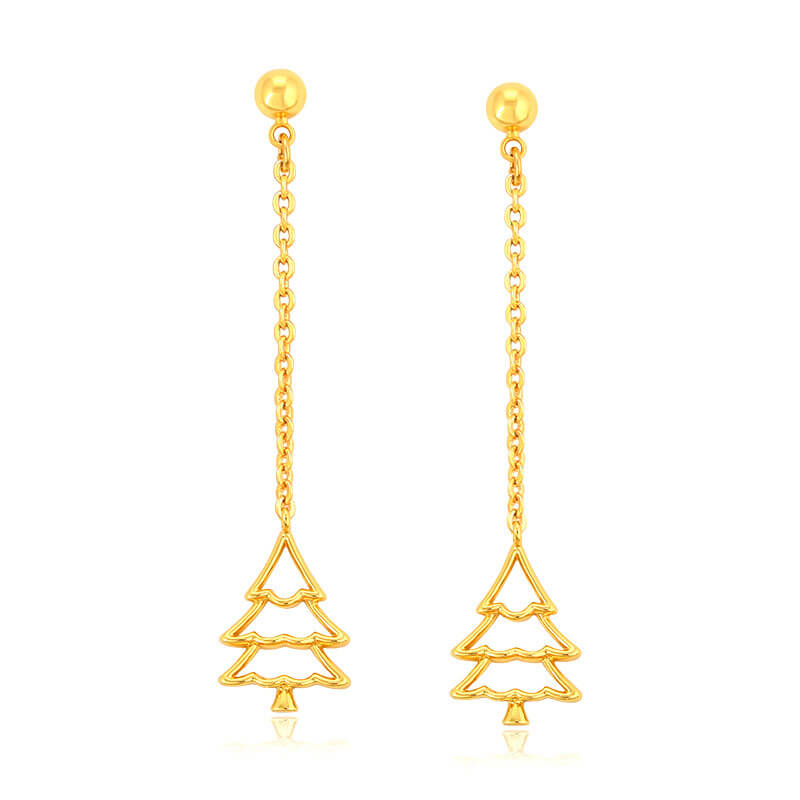 Women's Christmas Bell Snowflake Alloy Earrings