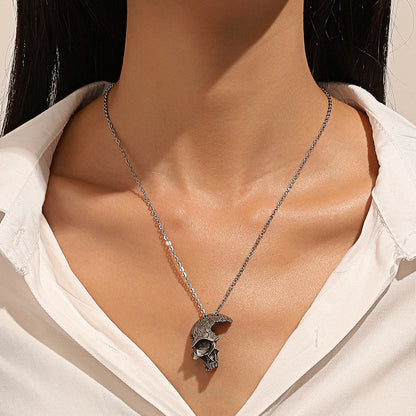 Unique Fractured Skull Necklace