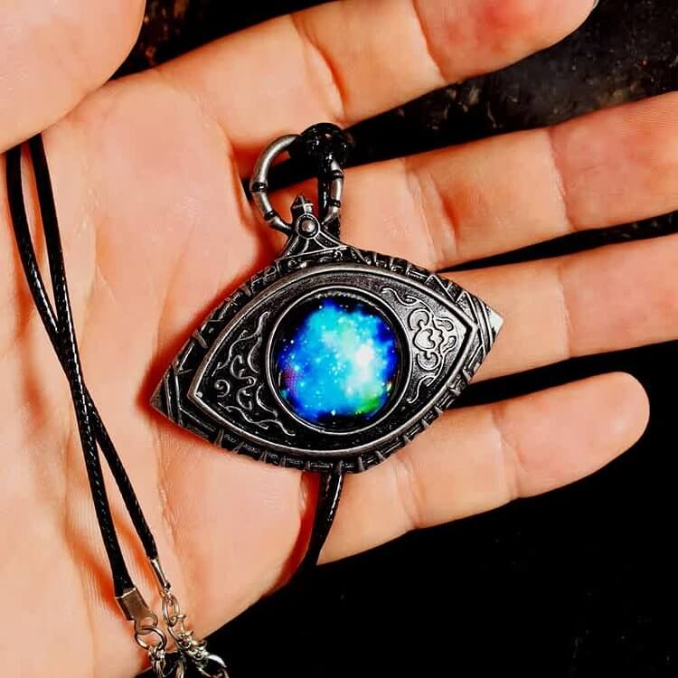 Cosmic Eye Watcher Badge Bloodborne Necklace