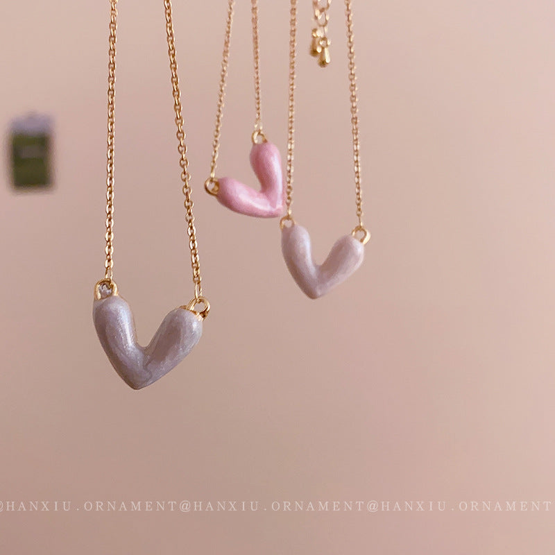 Sweet Maiden Geometric Letter Necklace