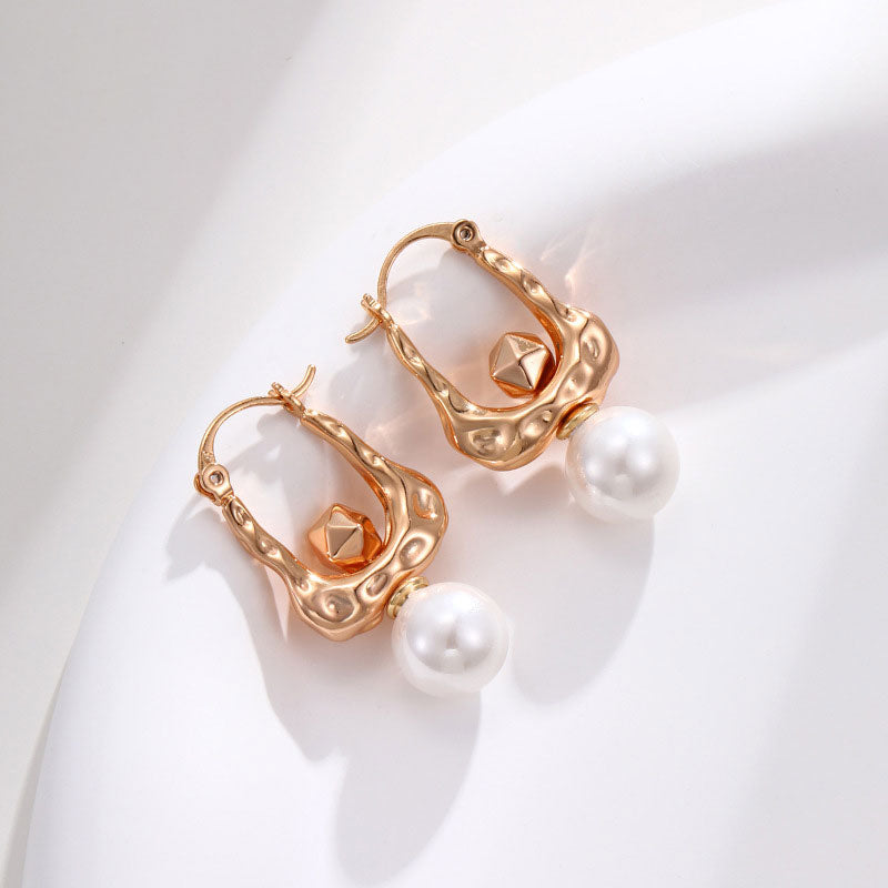Detachable Two-wear Earrings with Niche Style and Light Luxury