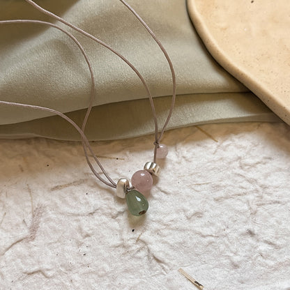 New Chinese Lotus Seed Drop Necklace