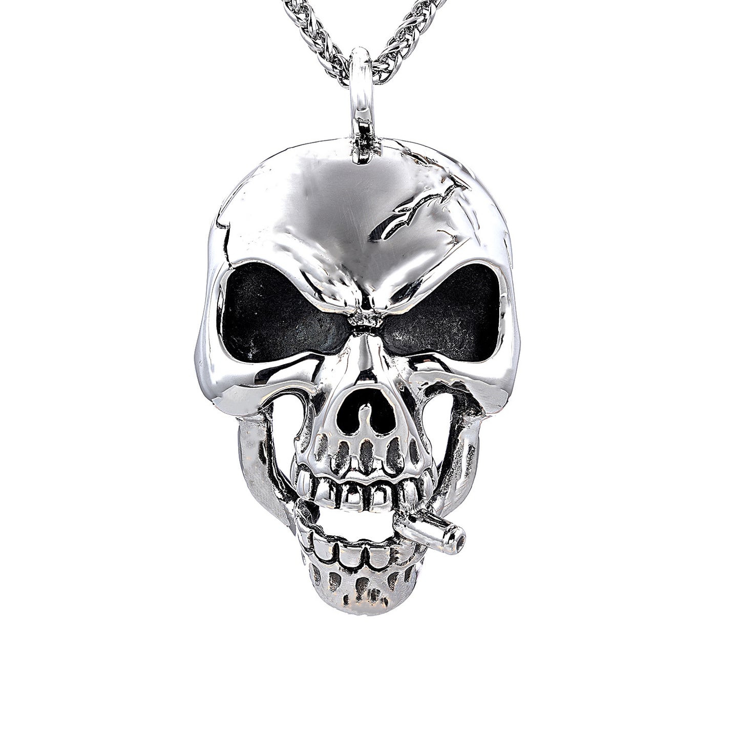 Titanium Steel Men's Skeleton Necklace