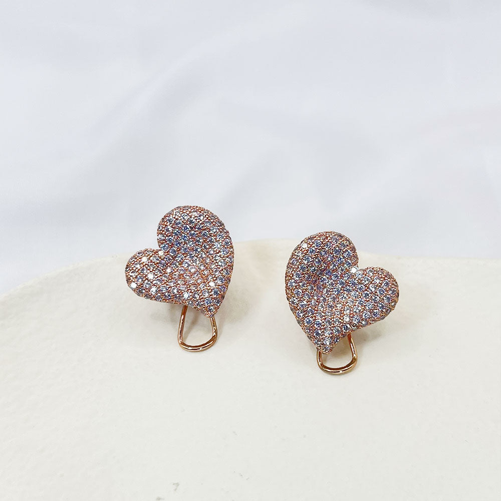 Irregular Heart-Shaped Earrings