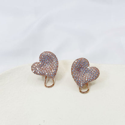 Irregular Heart-Shaped Earrings