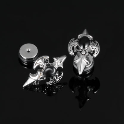 Stainless Steel Crusades Stud Earrings