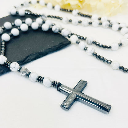 Cross Catholic Rosary Necklace