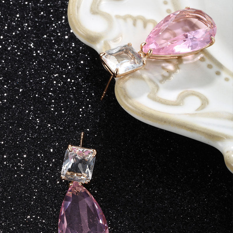 Drop-shaped Zircon Light Luxury Niche Earrings