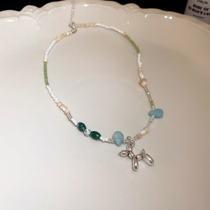 Pearl Butterfly Cross Necklace