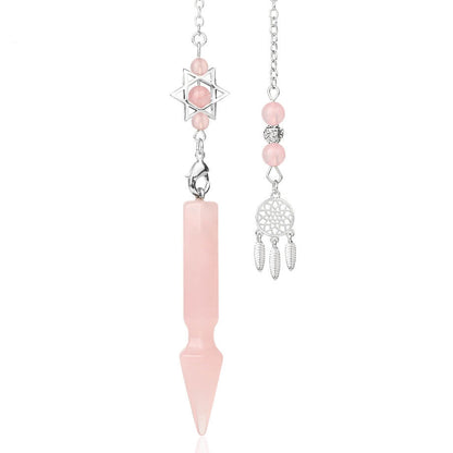 Stone Crystal Spirit Pendant Cone