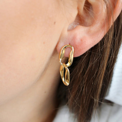 Simple Everything with Irregular Chain Earrings
