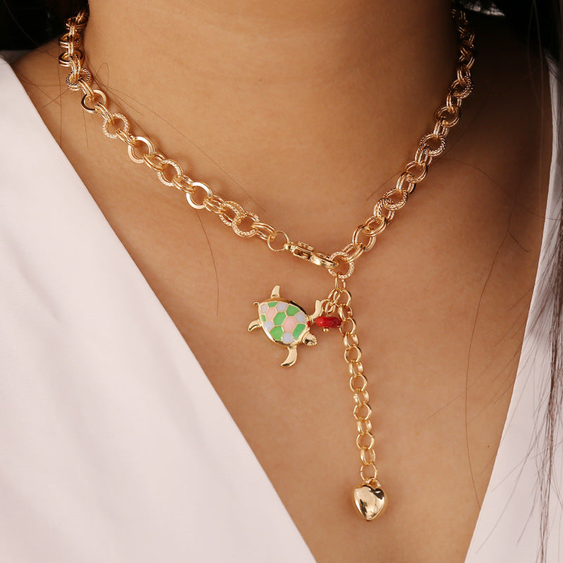 Starfish Turtle Love Bohemian Necklace