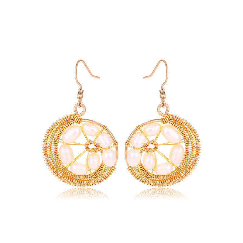 Bohemian Ethnic Style Hand-woven Earrings