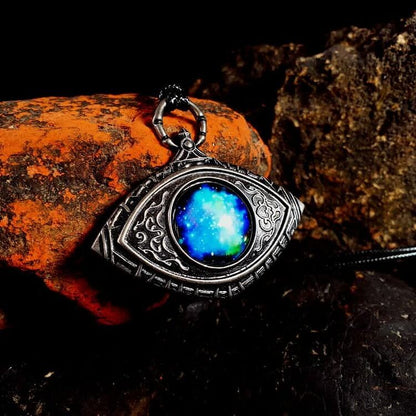 Cosmic Eye Watcher Badge Bloodborne Necklace
