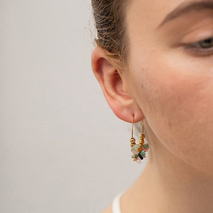 Gravel Stainless Steel Earrings