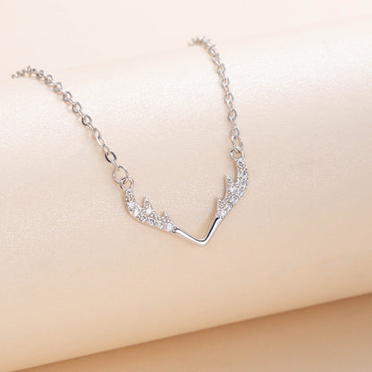 Mori Department Simple Temperament Antler A Deer Has Your Necklace