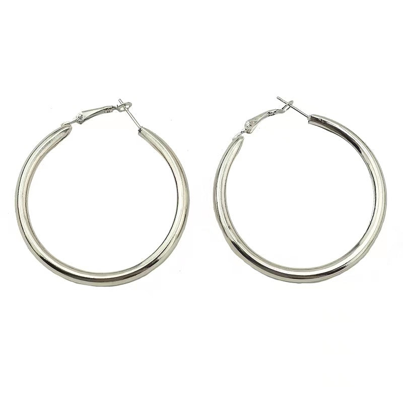 Simple Exaggerated Big Hoop Earrings