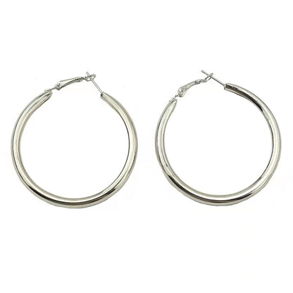 Simple Exaggerated Big Hoop Earrings