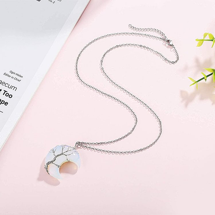 Chakra Moon Necklace