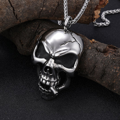 Titanium Steel Men's Skeleton Necklace