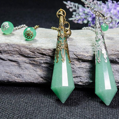 Green Aventurine Balance Energy Pendulum