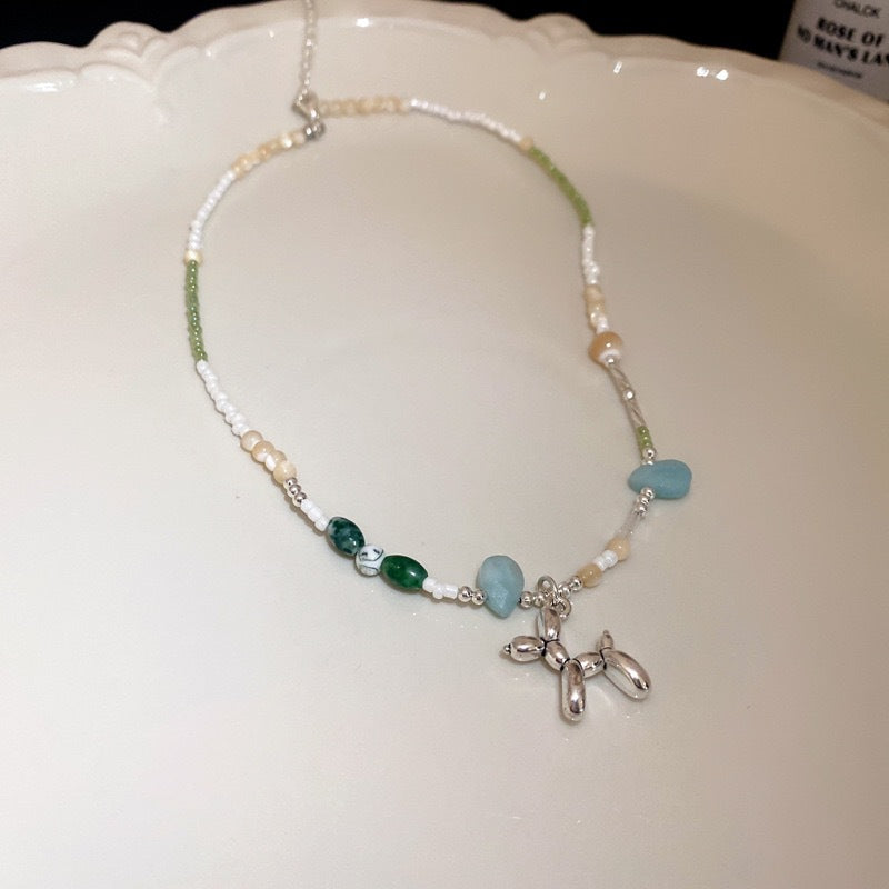 Pearl Butterfly Cross Necklace