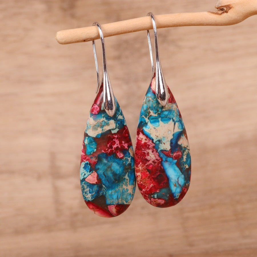 Drop Blue Earrings Are Popular