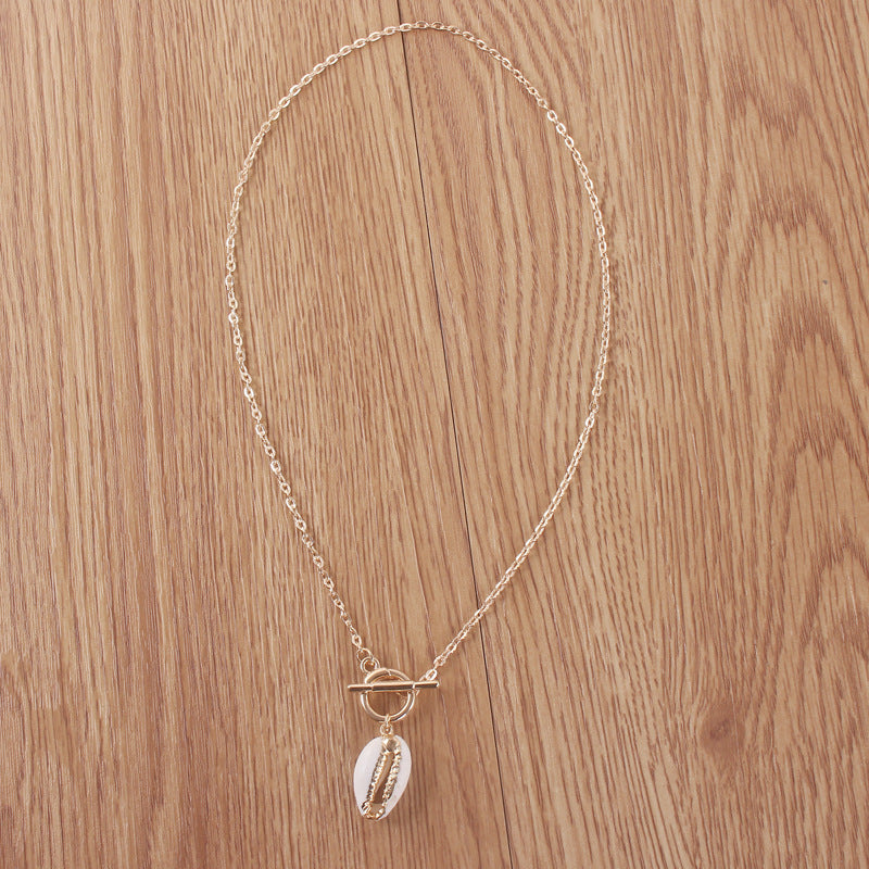 Simple Gold-plated Shell Necklace