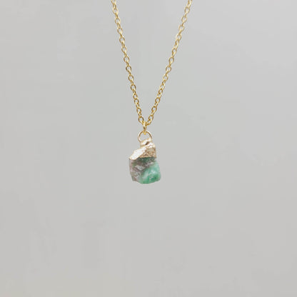 Irregular Crystal Raw Stone Gem gemstone Necklace