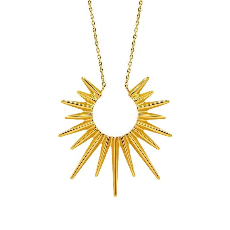 Sun Light Luxury Small Female Cold Wind Collarbone Necklace